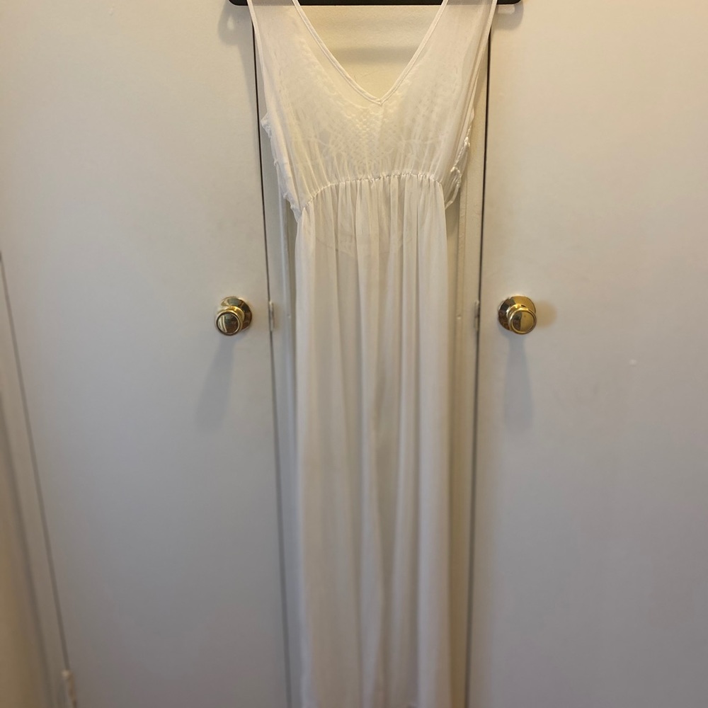 WHITE FESTIVAL DRESS - Picture 2 of 2